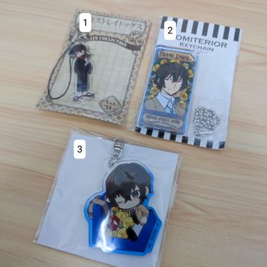 Bungo Stray Dogs Official Keychain - Dazai