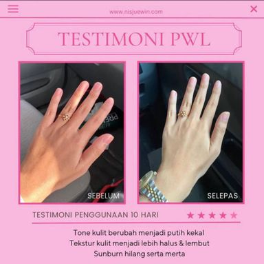 PWL Permanent Whitening Lotion