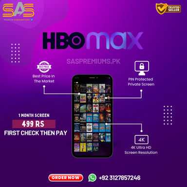 HBO Max Single User 1 Month