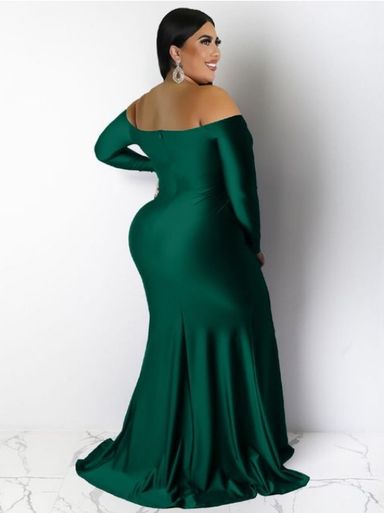 Long sleeve Off-Shoulder Party Dress