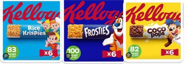 Kellogg’s cereal bar hod   Mix of Frosties -26/02/25 Coco pops-16/03/25  Rice Krispies-18/03/25  114 packs of 6 mix 