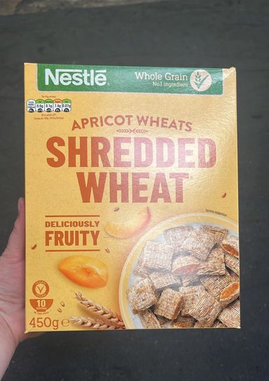 Shredded wheat apricot 450g BBE 30/11/24 