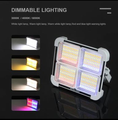 Household solar camping flood light