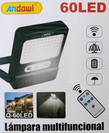 Andowl Q-60 60LED Remote Solar Motion Wall Light