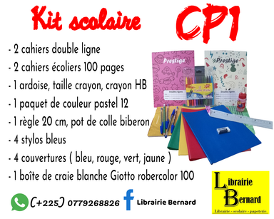 Kit scolaire CP1