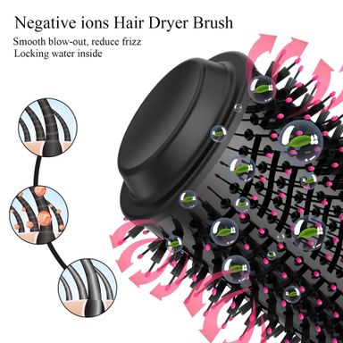 Electric hair straightener brush / dryer 