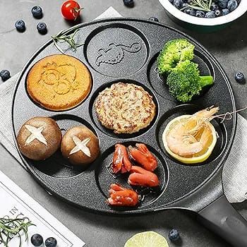 7 hole Non-Stick Pancake Pan