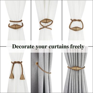  2pcs Magnetic Curtain Tiebacks