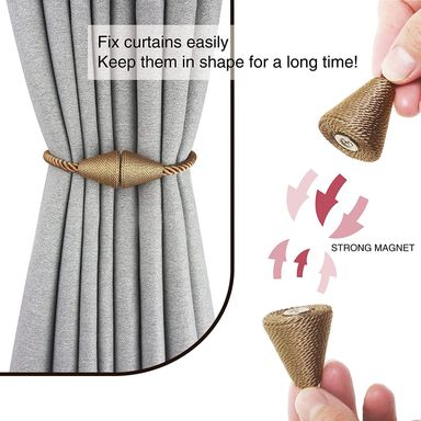  2pcs Magnetic Curtain Tiebacks