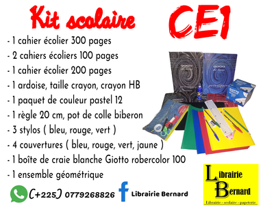 Kit scolaire CE1