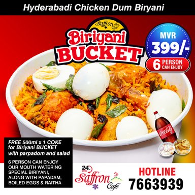 Hyderabadi Chicken Dum Biriyani Bucket