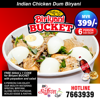 Indian Chicken Dum Biriyani Bucket