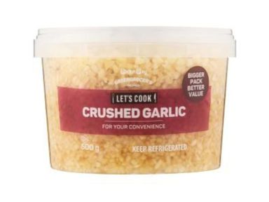 PnP Lets Cook Crushed Garlic 500g