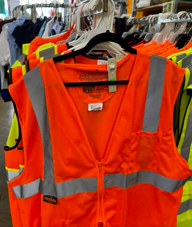 Gilet de Sécurité Réfléchissant Orange