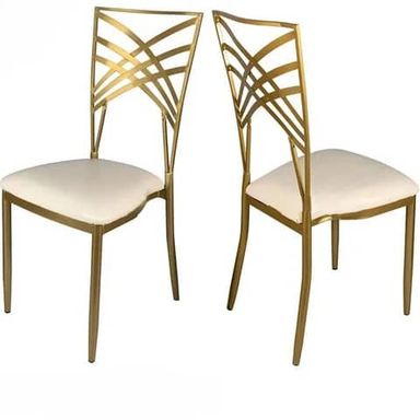 Hight Quality Métal Chairs : Dos croisés