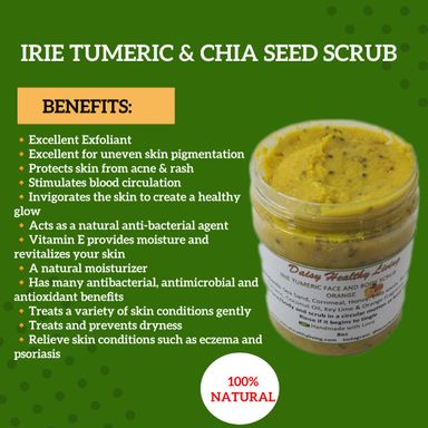 IRIE TURMERIC & CHIA SEED SCRUB