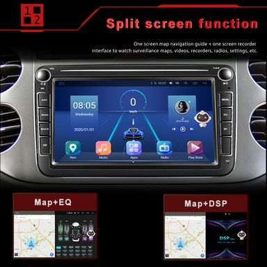 Rádio android 13 Volkswagen 4/64GB 8Core 4G CARPLAY WIFI GPS