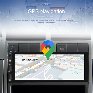Rádio 1din android 13 2/64GB 6,9 POLEGADAS CARPLAY GPS WIFI rds 