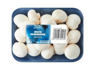 PnP White Mushrooms 400g 