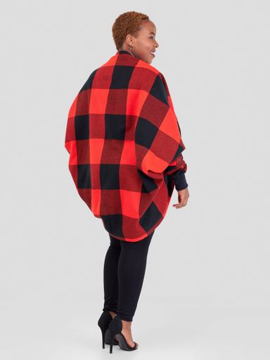 Gubi Maasai Cardigan - Black / Red