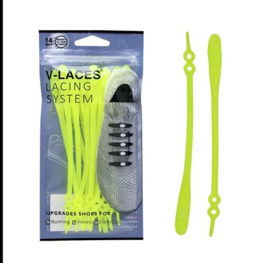 14pc Silicone Shoelaces Round Elastic Shoe Laces 