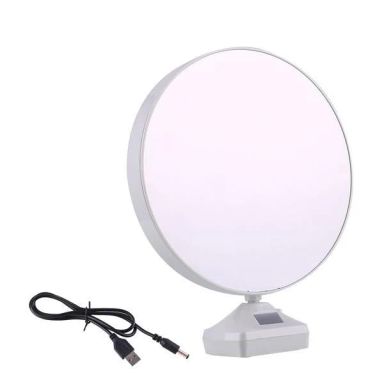  Plastic 2 in 1 Mirror Come Photo Frame with Led Light