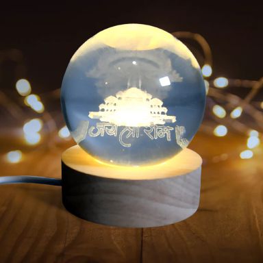 3D Crystal Ball lamps for Bedroom 3D Lamps for Home Decoration 3D Crystal Ball Night Light Gifts for Women Gifts for Men Room Decor Items for Bedroom for Friend and Family (1 Pc)