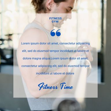 FITNESS Part ll: Square 1080x1080 (70 pages)