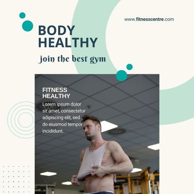 FITNESS Part V: Square 1080x1080 (70 pages)