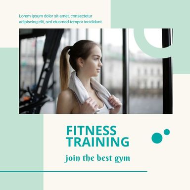 FITNESS Part V: Square 1080x1080 (70 pages)