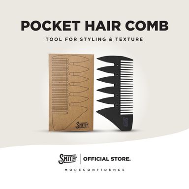 SMITH - Pocket Hair Comb Tool for Styling & Texture