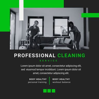 HOUSE CLEANING Part II: Square 1080x1080 (70 pages)