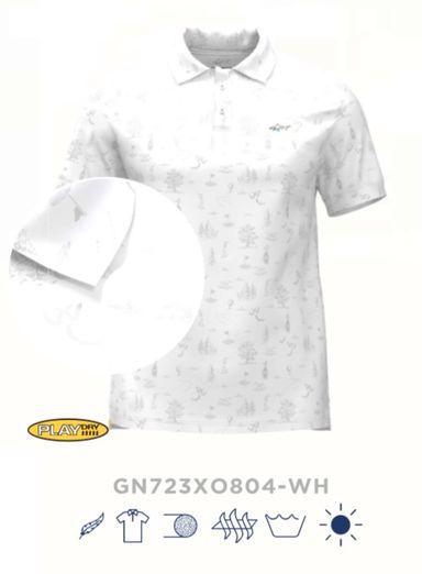 Greg Norman Technical Performance Men's Polo White