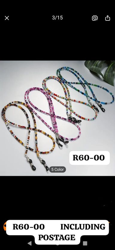 Boho Beaded Glasses Chain.