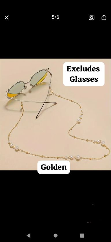 Boho Beaded Glasses Chain.