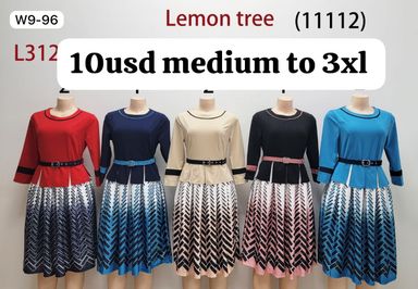 Ladies lemon dress