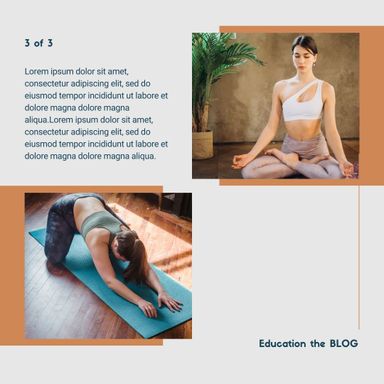 YOGA Part II: Square 1080x1080 (70 pages)