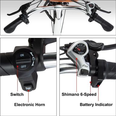 DYU C6 Electric Bike - 20 Wheels, 500W Motor, 48V Battery