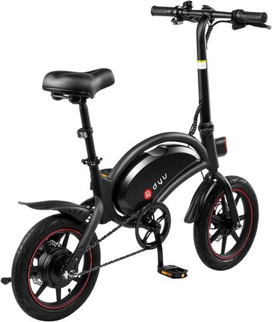 DYU D3F Folding Electric Bike - 14" Wheels, 250W Motor, 36V Battery