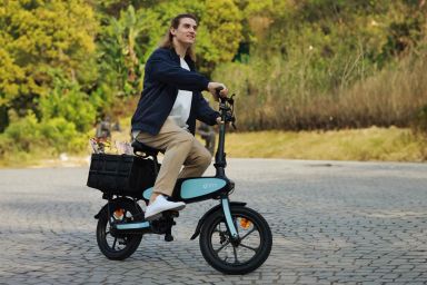 DYU C2 Folding Electric Bike 16 Inch 250W 7.5Ah Battery