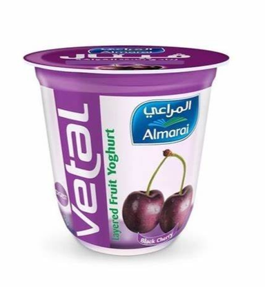 Almarai Vetal Layered Black Cherry Yogurt