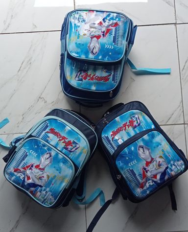 Disney Cartoon 3 compartment School Bag