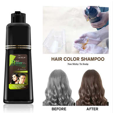 Lichen Hair Color Shampoo Dark Brown 