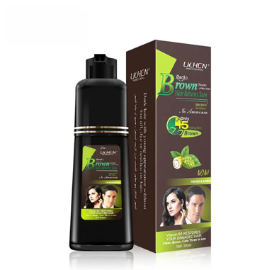 Lichen Hair Color Shampoo Dark Brown 