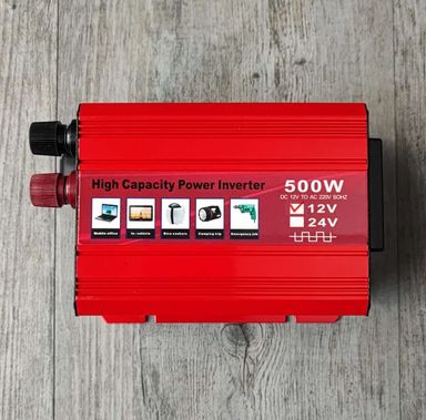 500w 12vDC to 220vAC Modified Sine Inverter – Convert DC Power to AC Power