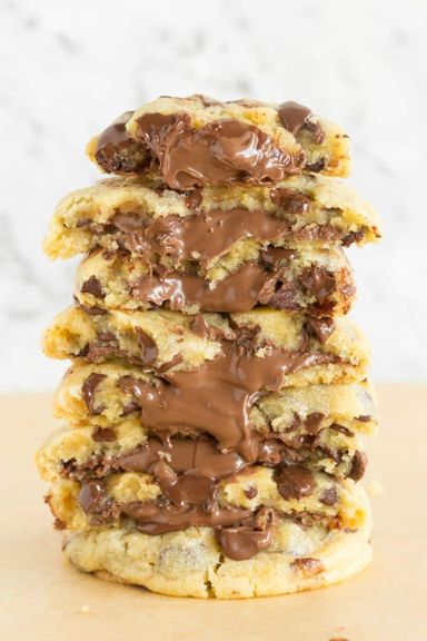 Chunky NYC Stuffed Cookie