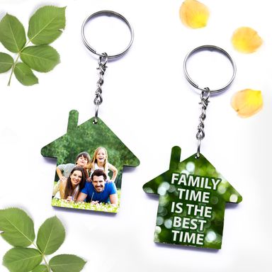 Photo Keychain - Home shape