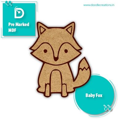 MDF Base - Baby Fox