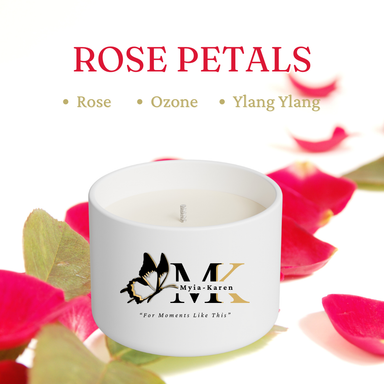 Rose Petals Scented Candle