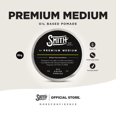 SMITH - Premium Medium Hair Pomade Oil Based 85gr